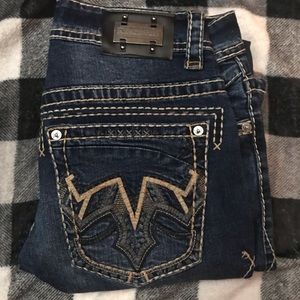 Western blue jeans
